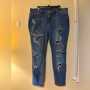 Blue denim jeans size 18 from Forever21